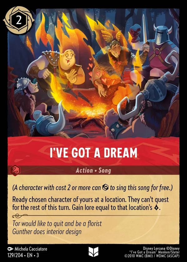 I've Got a Dream — Disney Lorcana Action card from Into the Inklands