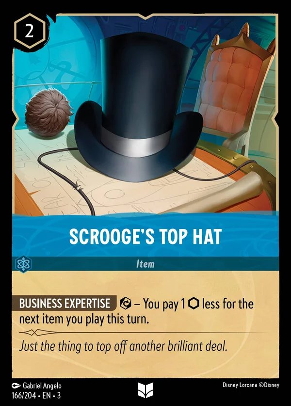 Scrooge's Top Hat — Disney Lorcana Item card from Into the Inklands
