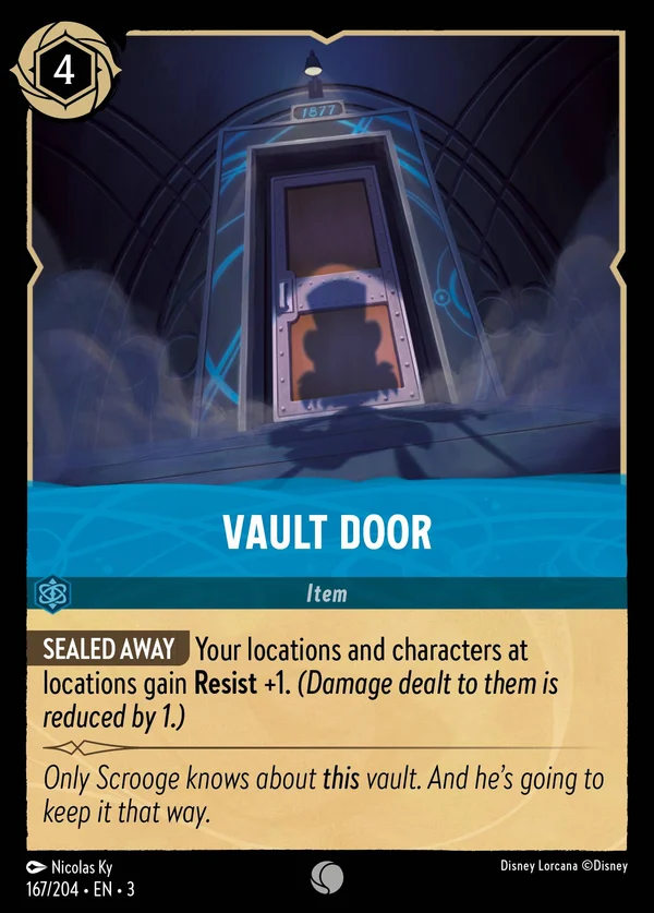 Vault Door — Disney Lorcana Item card from Into the Inklands