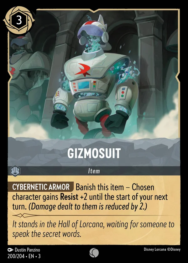 Gizmosuit — Disney Lorcana Item card from Into the Inklands