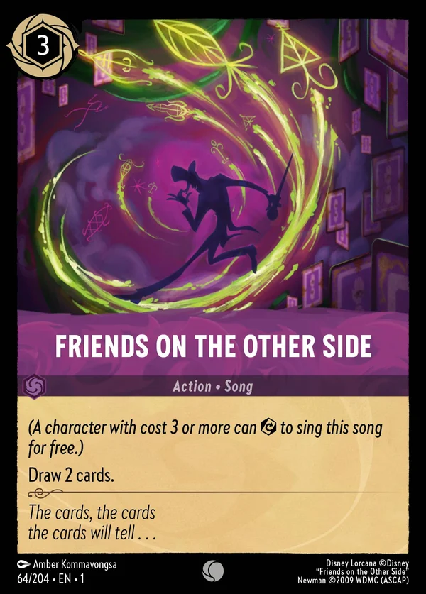 Friends on the Other Side — Disney Lorcana Action card from The First Chapter