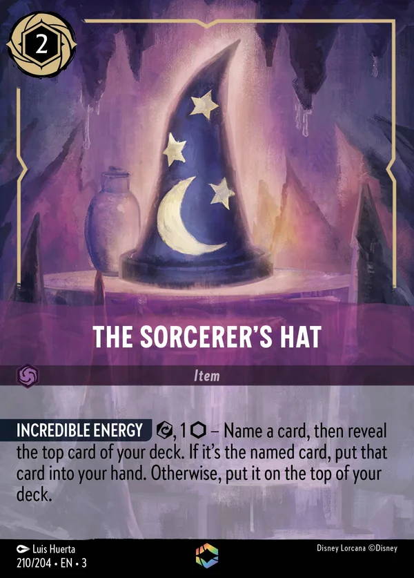 The Sorcerer's Hat — Disney Lorcana Item card from Into the Inklands