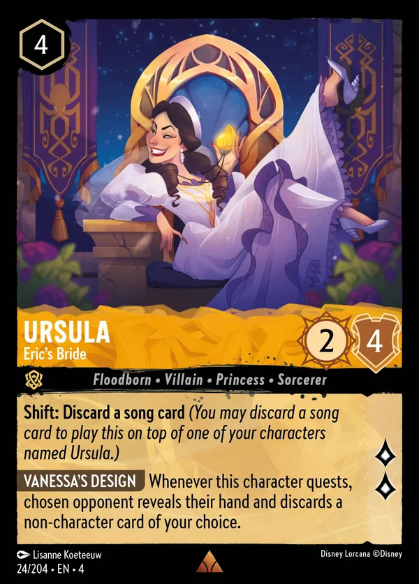 Ursula - Eric's Bride — Disney Lorcana Character card from Ursula's Return