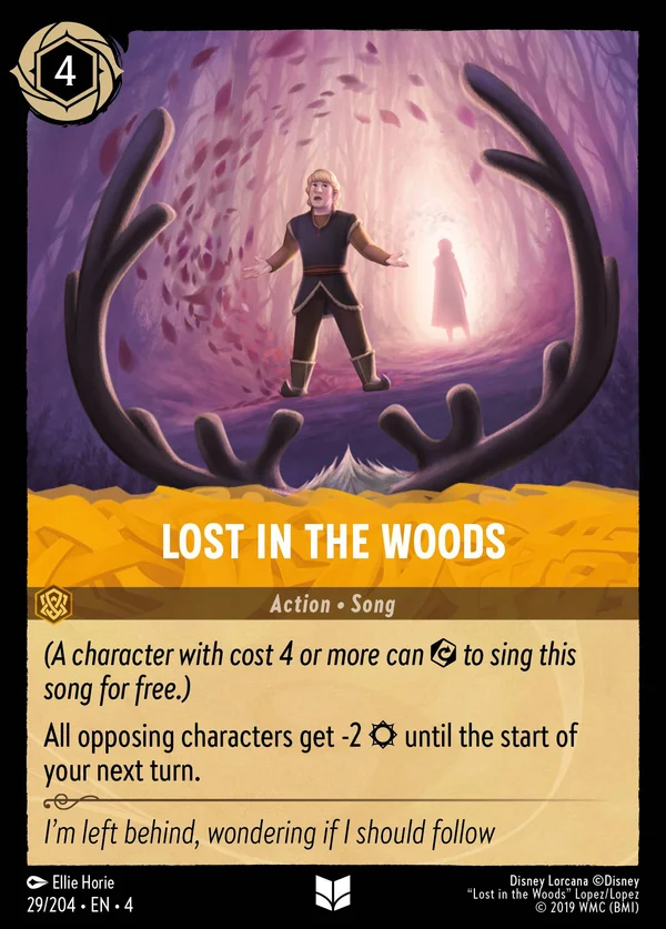 Lost in the Woods — Disney Lorcana Action card from Ursula's Return