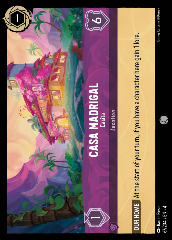 Casa Madrigal - Casita — Disney Lorcana Location card from Ursula's Return