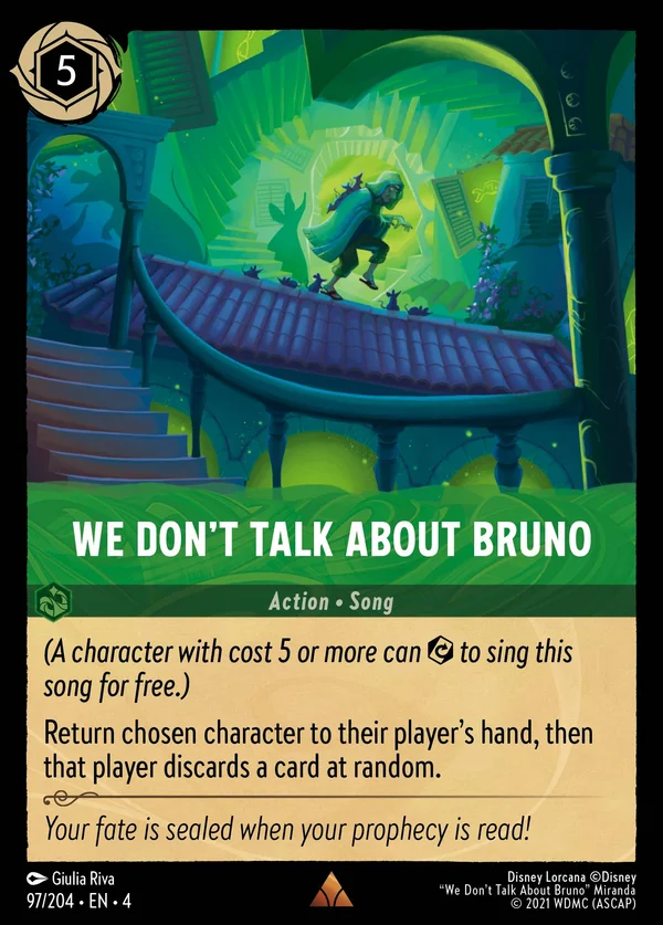 We Don't Talk About Bruno — Disney Lorcana Action card from Ursula's Return