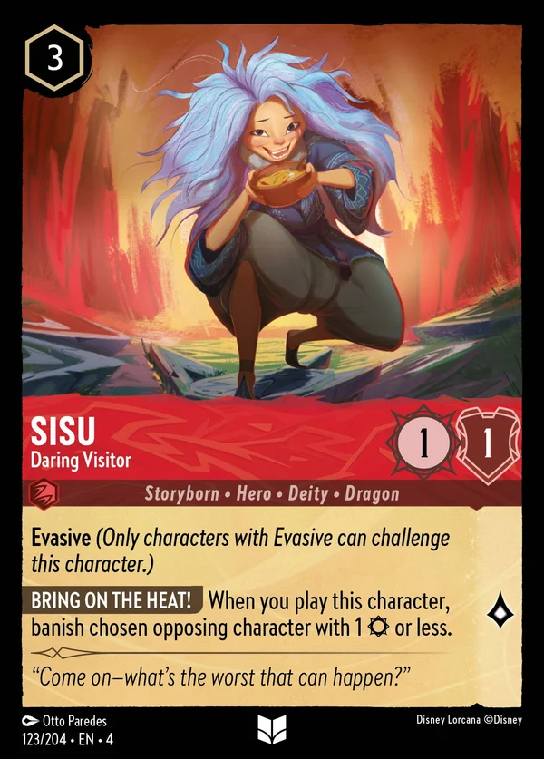 Sisu - Daring Visitor — Disney Lorcana Character card from Ursula's Return