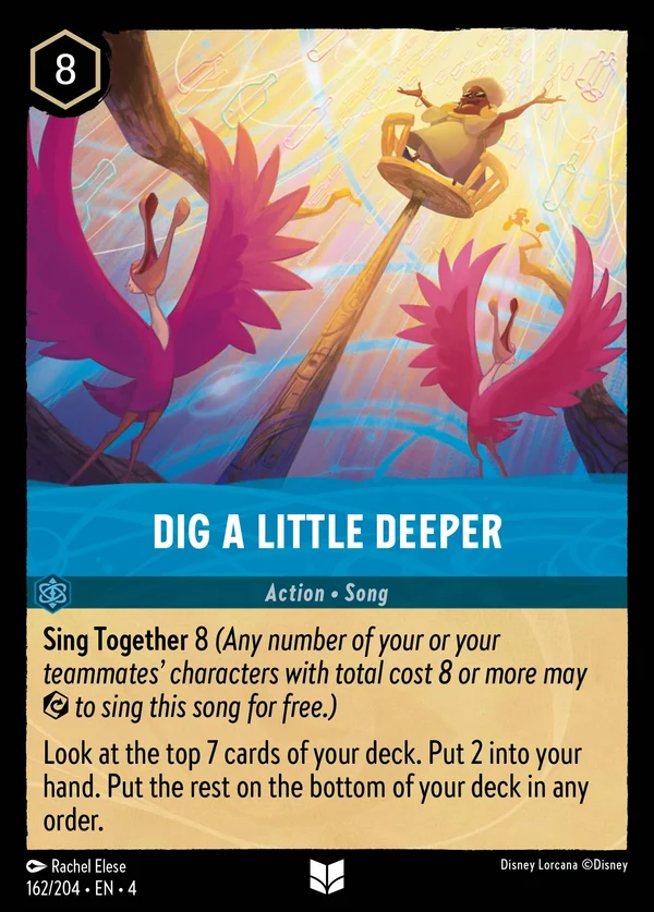 Dig a Little Deeper — Disney Lorcana Action card from Ursula's Return