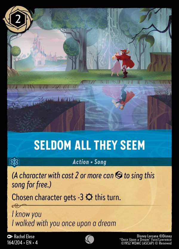 Seldom All They Seem — Disney Lorcana Action card from Ursula's Return