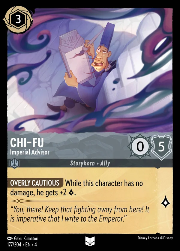 Chi-Fu - Imperial Advisor — Disney Lorcana Character card from Ursula's Return