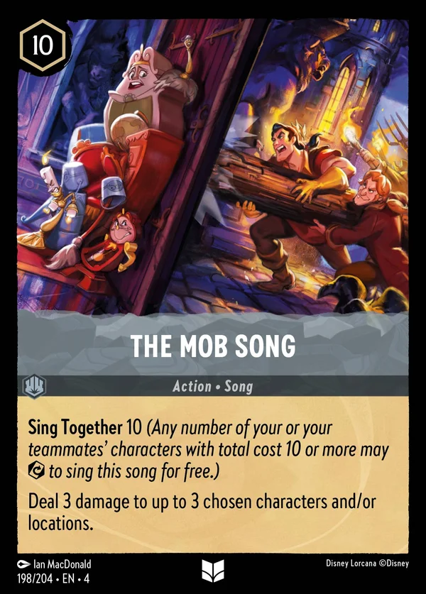 The Mob Song — Disney Lorcana Action card from Ursula's Return