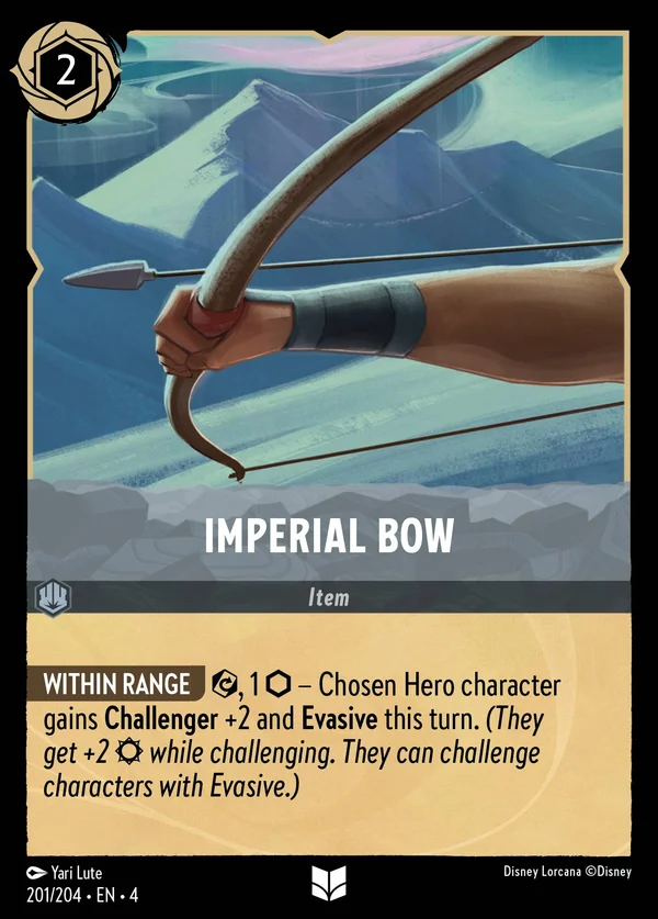 Imperial Bow — Disney Lorcana Item card from Ursula's Return