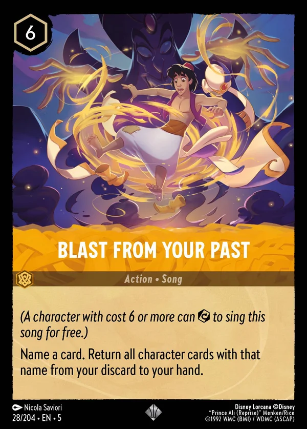 Blast from Your Past — Disney Lorcana Action card from Shimmering Skies