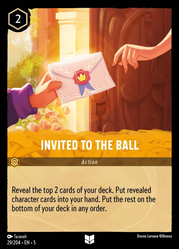 Invited to the Ball — Disney Lorcana Action card from Shimmering Skies