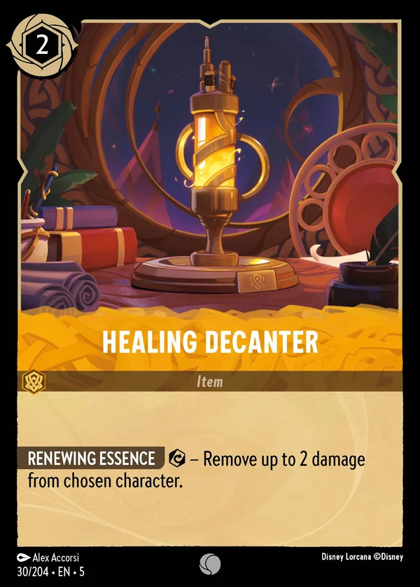 Healing Decanter — Disney Lorcana Item card from Shimmering Skies
