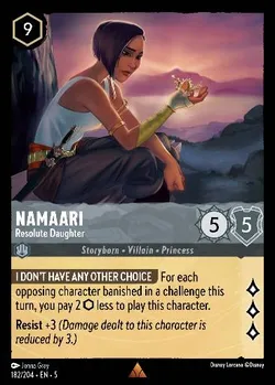 Namaari - Resolute Daughter — Steel Character
