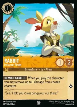 Rabbit - Indignant Pirate