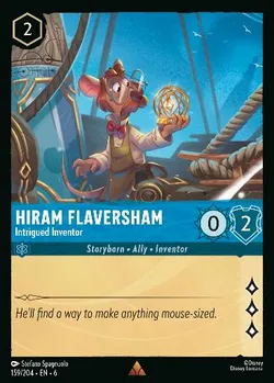 Hiram Flaversham - Intrigued Inventor