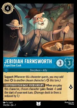 Jebidiah Farnsworth - Expedition Cook
