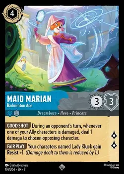 Maid Marian - Badminton Ace