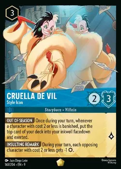 Cruella De Vil - Style Icon