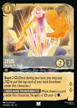Zeus - Missing His Spark
