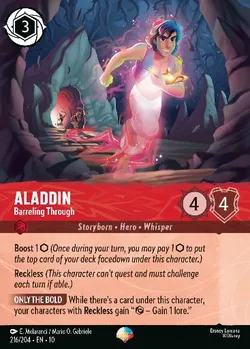 Aladdin - Barreling Through
