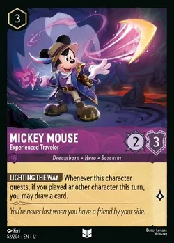 Mickey Mouse - Experienced Traveler