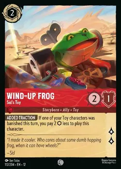 Wind-Up Frog - Sid's Toy