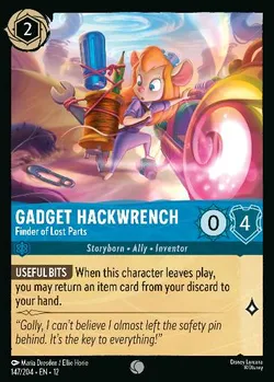 Gadget Hackwrench - Finder of Lost Parts — Sapphire Character