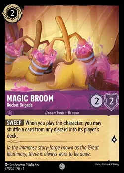 Magic Broom - Bucket Brigade
