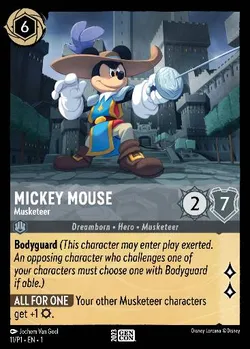 Mickey Mouse - Musketeer