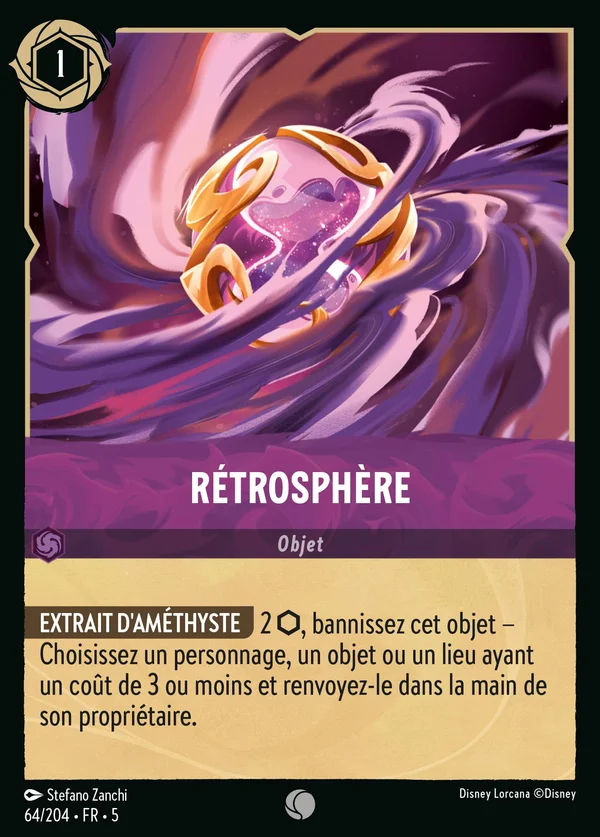 Rétrosphère — Disney Lorcana Objet card from Shimmering Skies