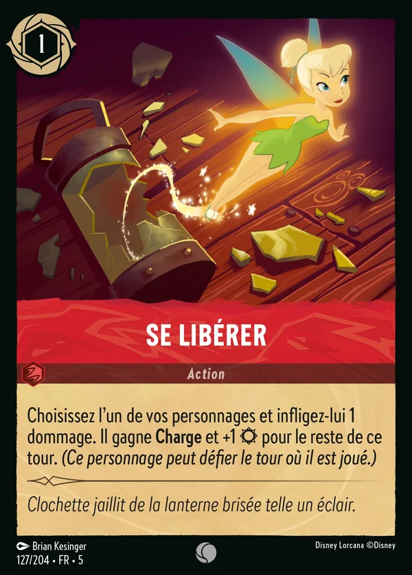 Se libérer — Disney Lorcana Action card from Shimmering Skies