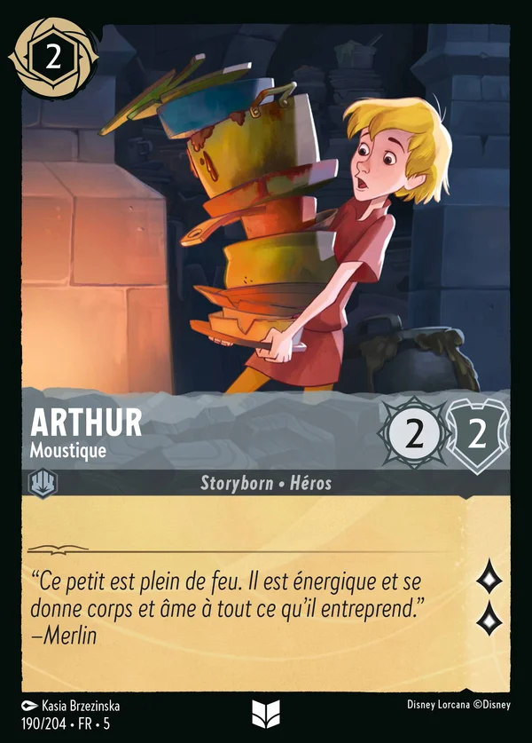 Arthur - Moustique — Disney Lorcana Personnage card from Shimmering Skies
