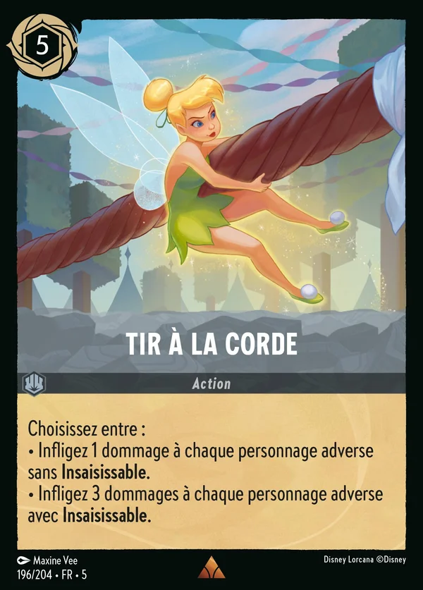 Tir à la corde — Disney Lorcana Action card from Shimmering Skies