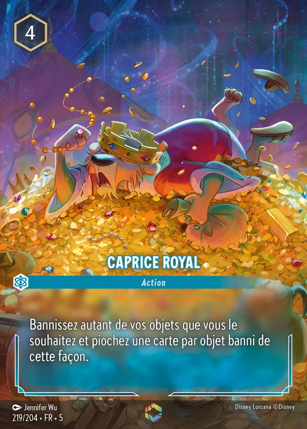 Caprice royal — Disney Lorcana Action card from Shimmering Skies