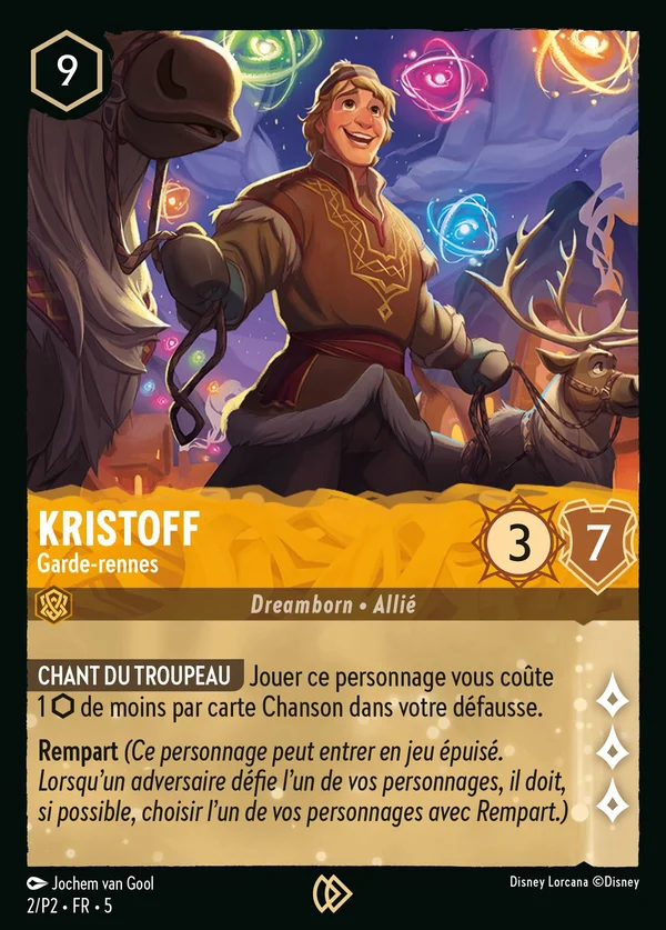 Kristoff - Garde-rennes — Disney Lorcana Personnage card from Shimmering Skies