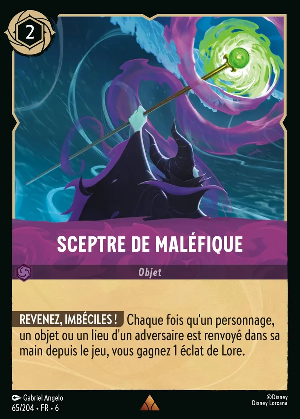 Sceptre de Maléfique — Disney Lorcana Objet card from Azurite Sea