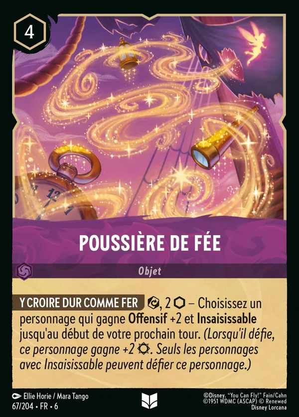 Poussière de fée — Disney Lorcana Objet card from Azurite Sea