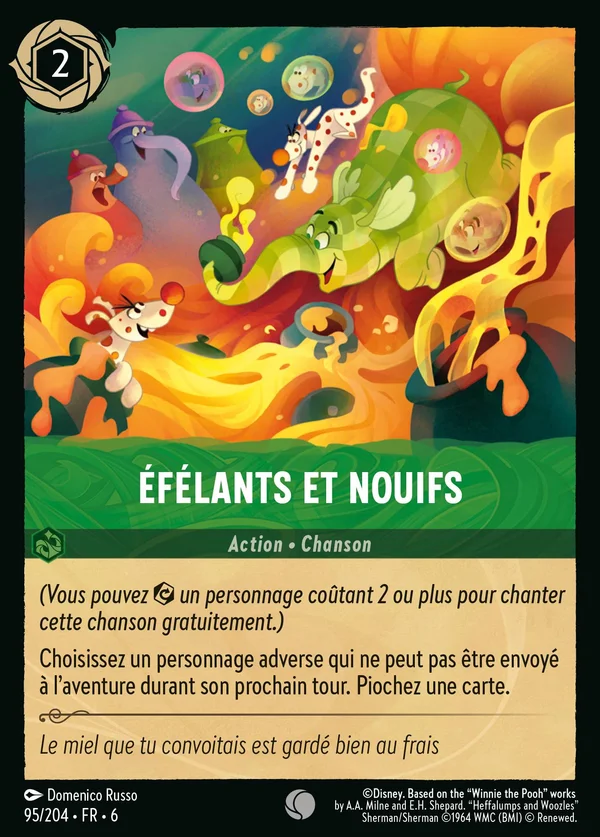 Éfélants et Nouifs — Disney Lorcana Action card from Azurite Sea