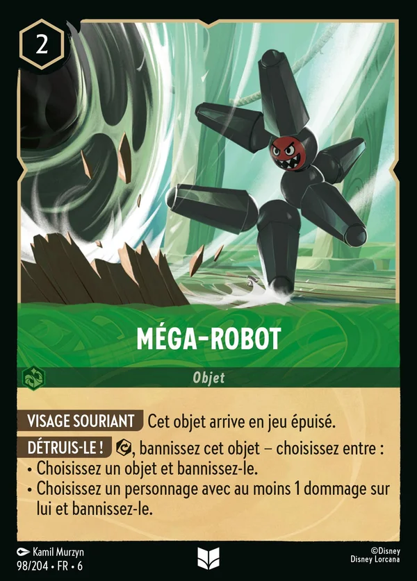 Méga-Robot — Disney Lorcana Objet card from Azurite Sea