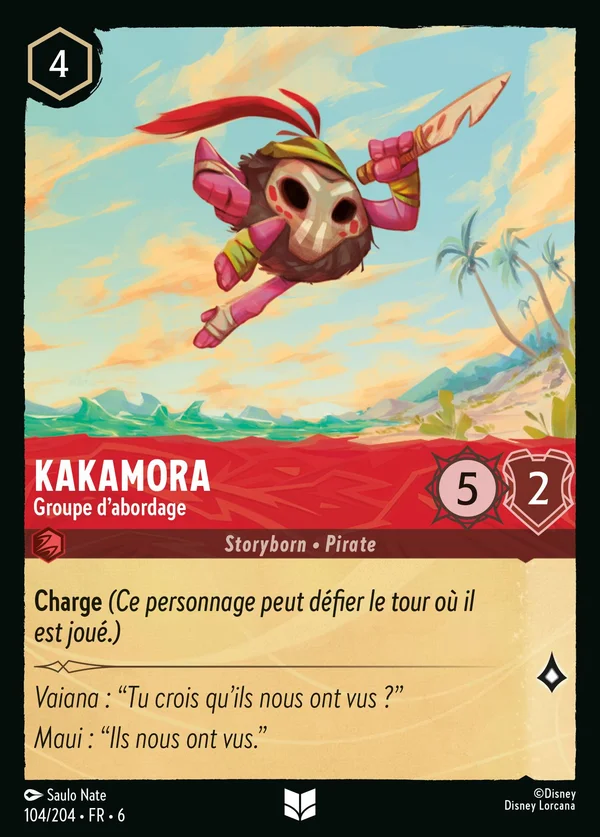 Kakamora - Groupe d'abordage — Disney Lorcana Personnage card from Azurite Sea
