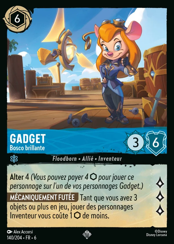Gadget - Bosco brillante — Disney Lorcana Personnage card from Azurite Sea