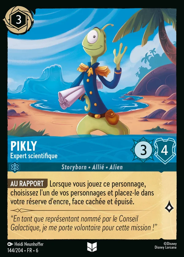 Pikly - Expert scientifique — Disney Lorcana Personnage card from Azurite Sea
