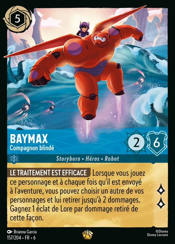 Baymax - Compagnon blindé — Disney Lorcana Personnage card from Azurite Sea