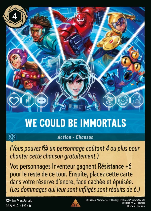 We Could Be Immortals — Disney Lorcana Action card from Azurite Sea