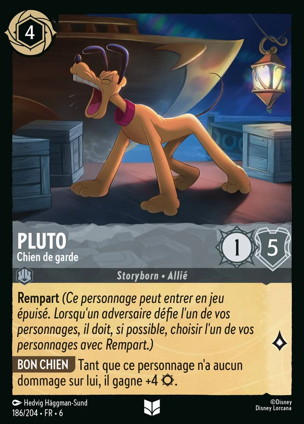 Pluto - Chien de garde — Disney Lorcana Personnage card from Azurite Sea