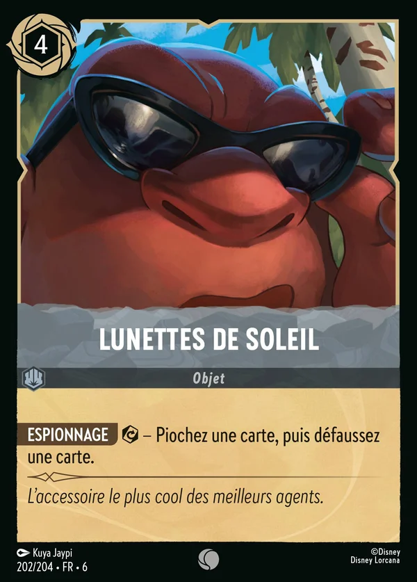 Lunettes de soleil — Disney Lorcana Objet card from Azurite Sea