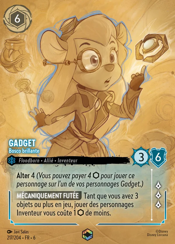 Gadget - Bosco brillante — Disney Lorcana Personnage card from Azurite Sea